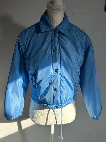 Doudoune légère bleue t.XXS