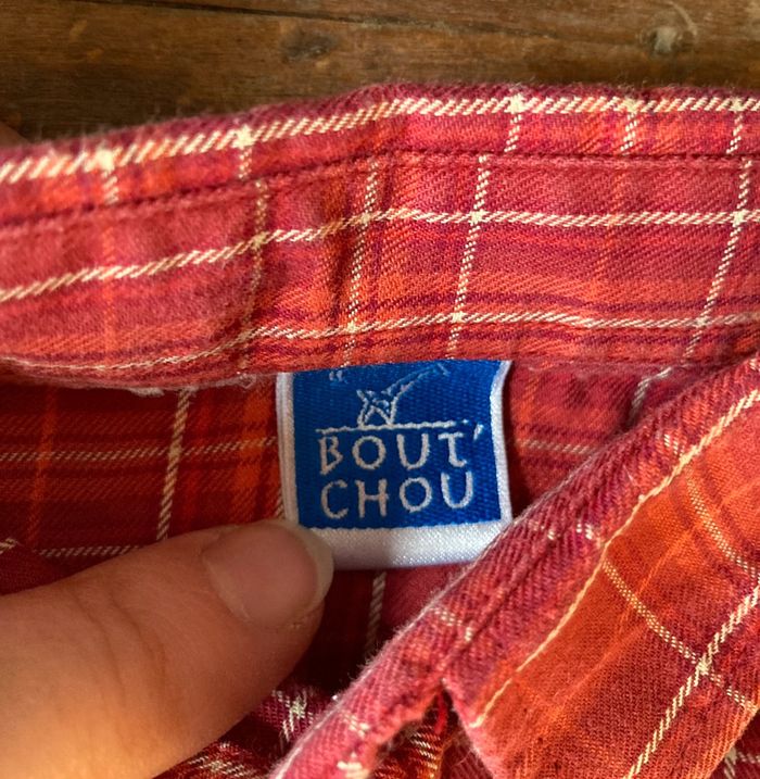 Chemise à carreaux rouges 18 mois Bout’Chou - photo numéro 3