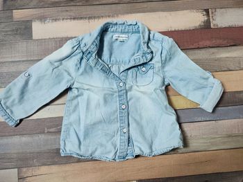 Chemise en jean Vertbaudet