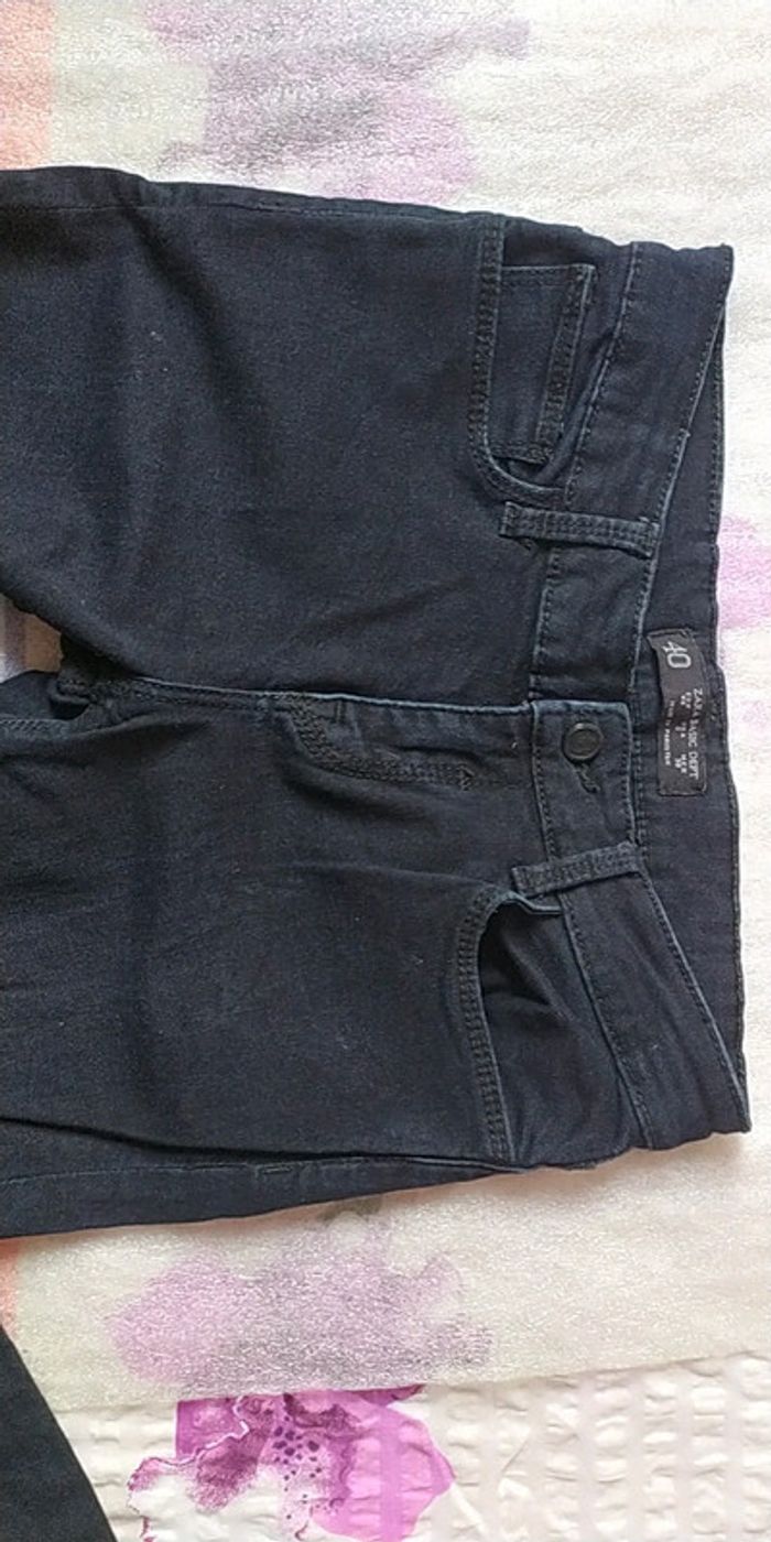 Jeans noir Zara basics T40 - photo numéro 4