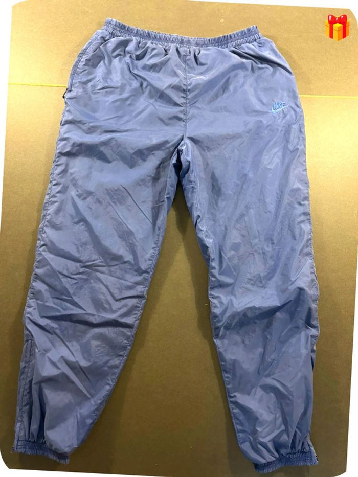 Trackpant - survêtement Nike Vintage 90´s Violet / bleu marine Taille L - photo numéro 4