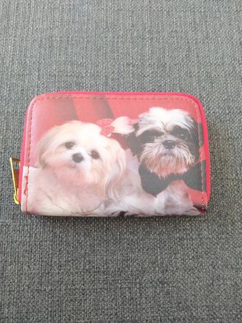 Porte monnaie chien