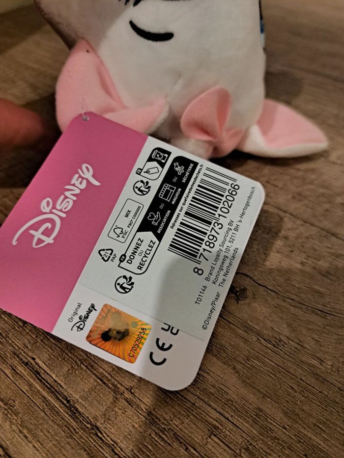 Peluche neuf chaton minou marié Les aristochats - photo numéro 4