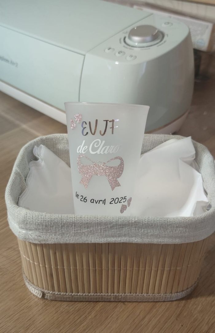 Verres personnalisés pour vos EVJF ou autres évènements