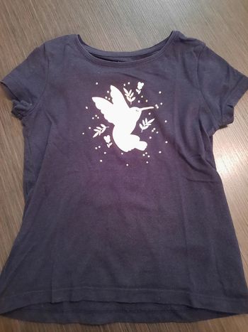 T shirt bleu marine motif oiseau - KIABI 5 ans