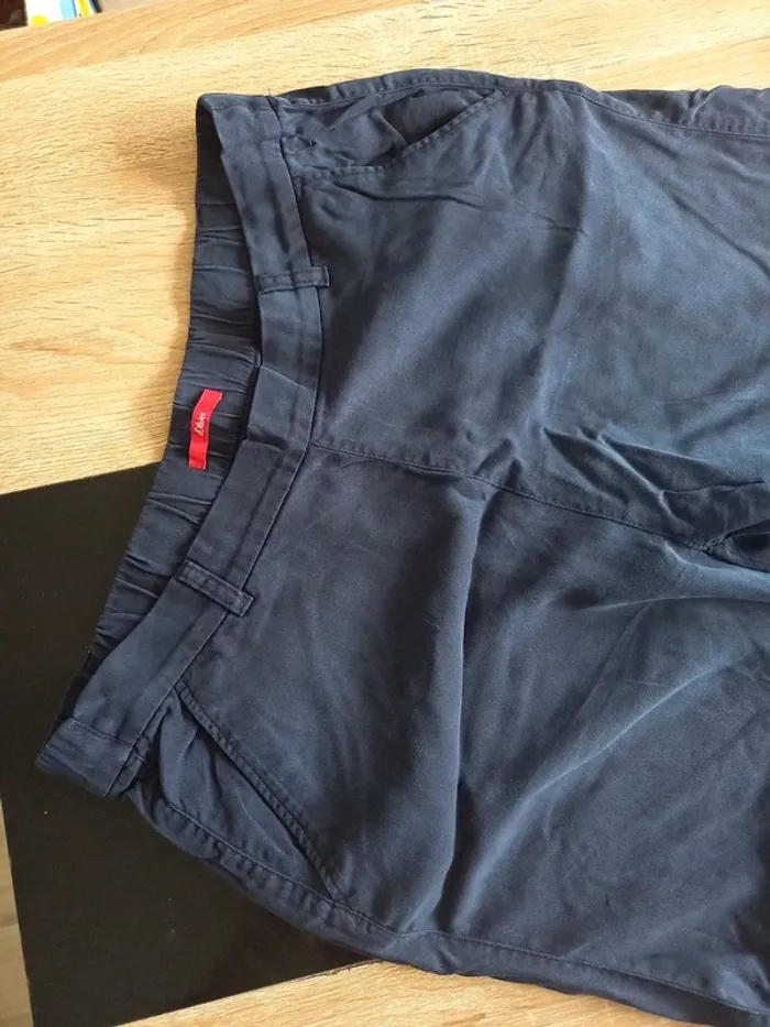 Pantalon en toile bleu marine L/XL - photo numéro 2