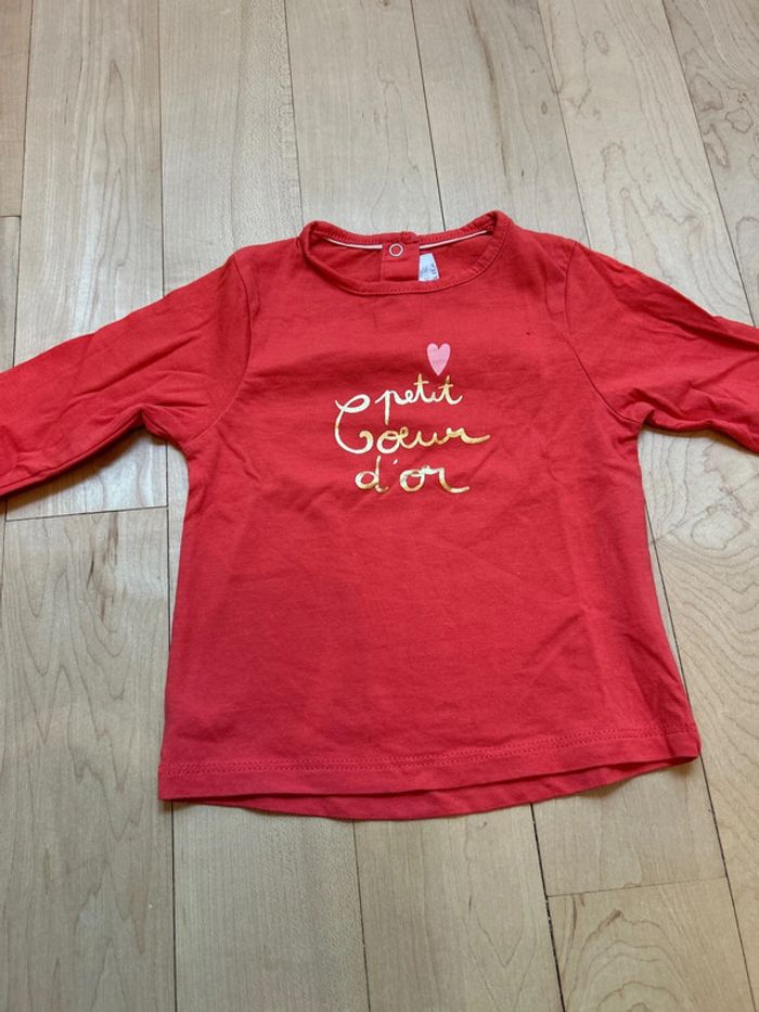 T-shirt manche longue Cadet Rousselle 12 mois