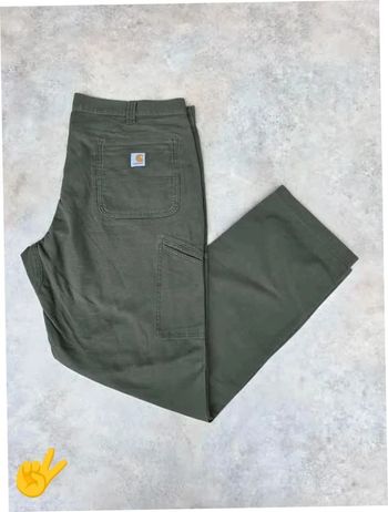 Pant Carhartt Double Knee W42|FR52 L34 coupe droite kaki Homme-Men pan44b