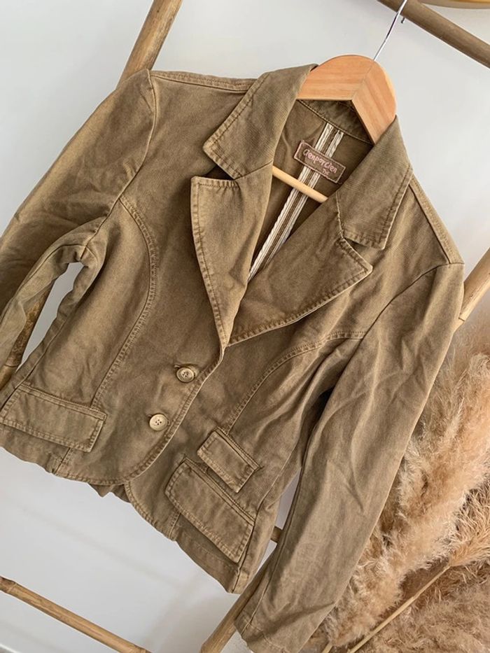 vetements d'exterieur sans marque marron et kaki taille M