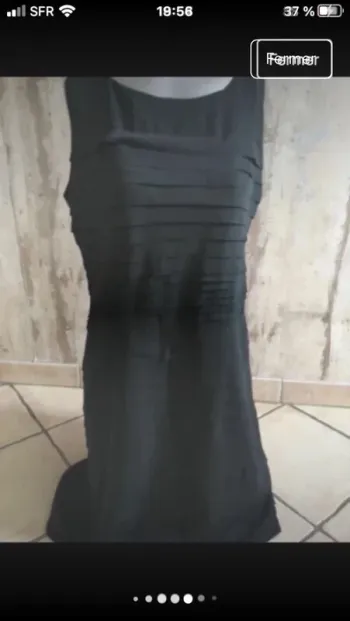 Superbe robe noire en 42 de la boutique Grain de Malice en excellent état proche du neuf