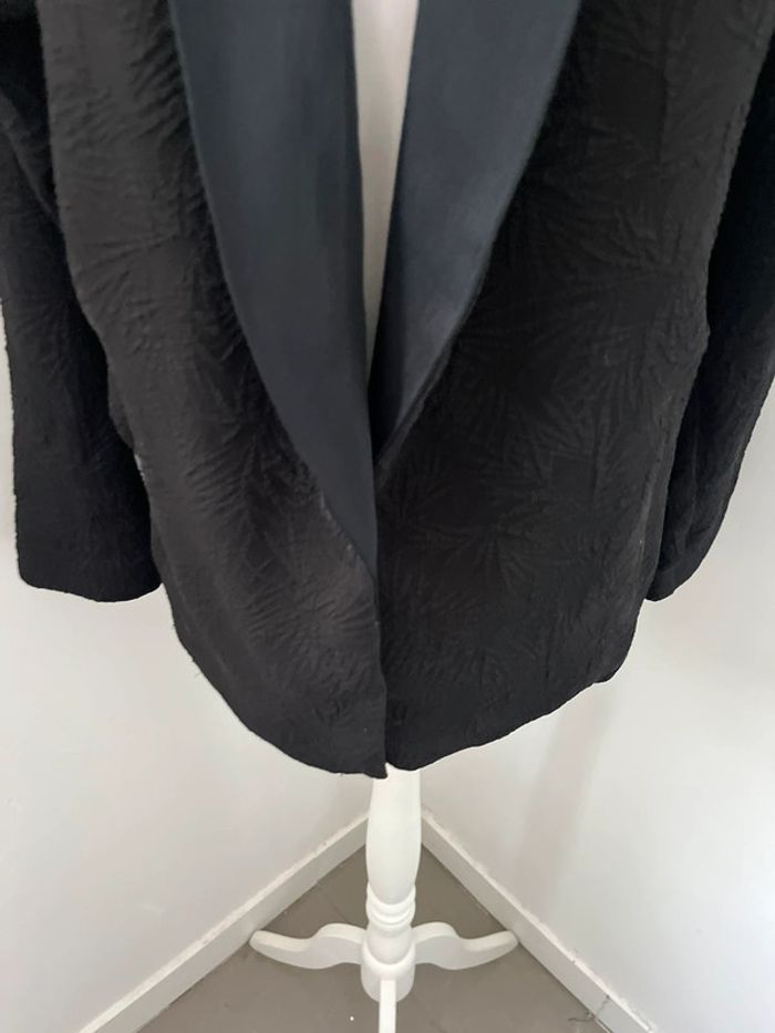 Veste blazer noire col satiné Ikks XS. - photo numéro 2