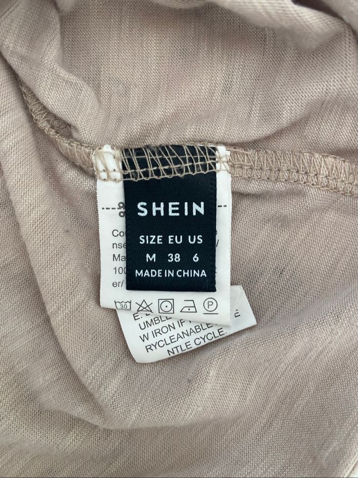 Tee-shirt doré-beige - photo numéro 6