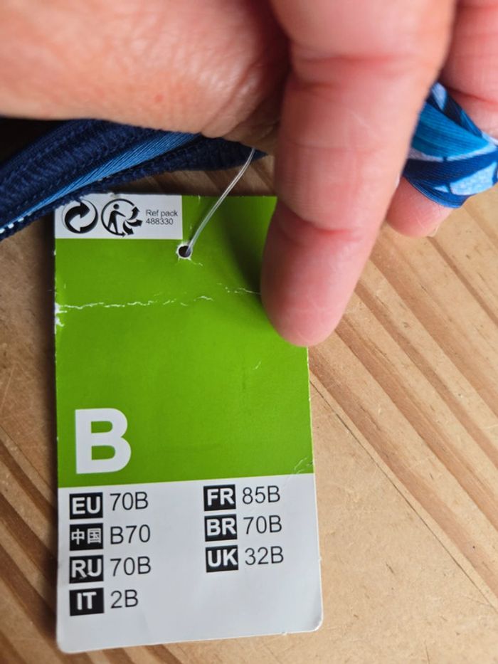 Haut de maillot de bain 85B decathlon - photo numéro 2