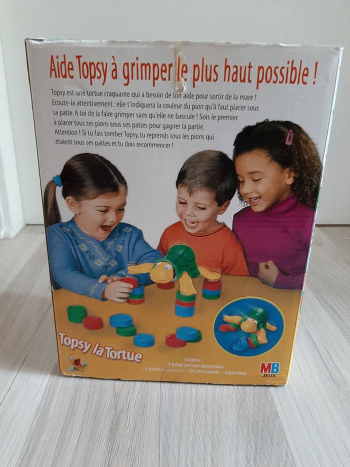 JEU DE SOCIÉTÉ : TOPSY LA TORTUE "HASBRO" - Age 3+ - n°25 - photo numéro 2