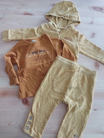 Ensemble 3 pieces kiabi vrooom 6 mois