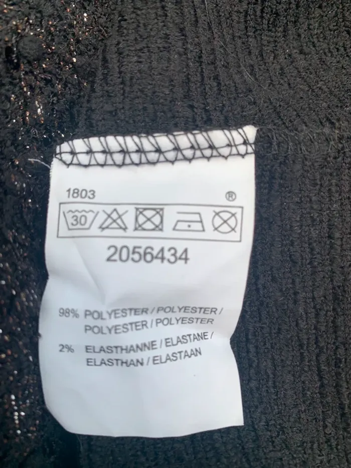 Tee shirt paillettes taille 38 manches courtes - photo numéro 9