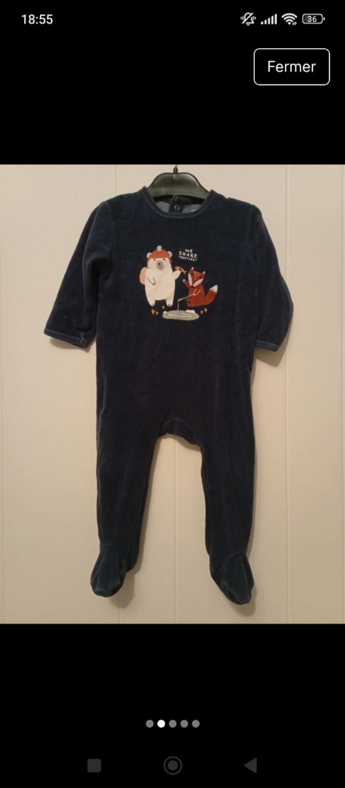 Pijamas 6 mois - photo numéro 2