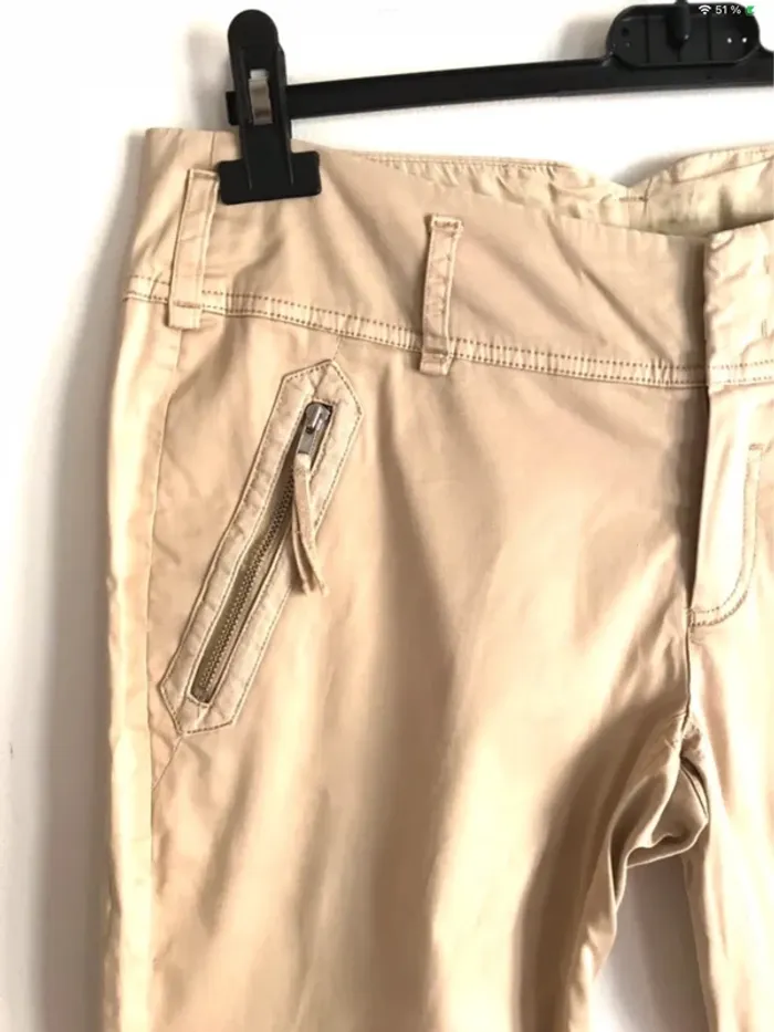 Pantacourt beige taille 40 One Step - photo numéro 2
