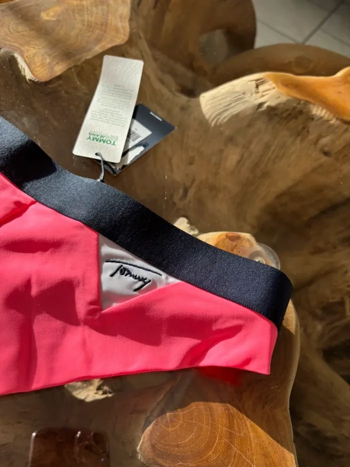 Bas de maillot de bain Tommy Jeans rose fluo M - photo numéro 5