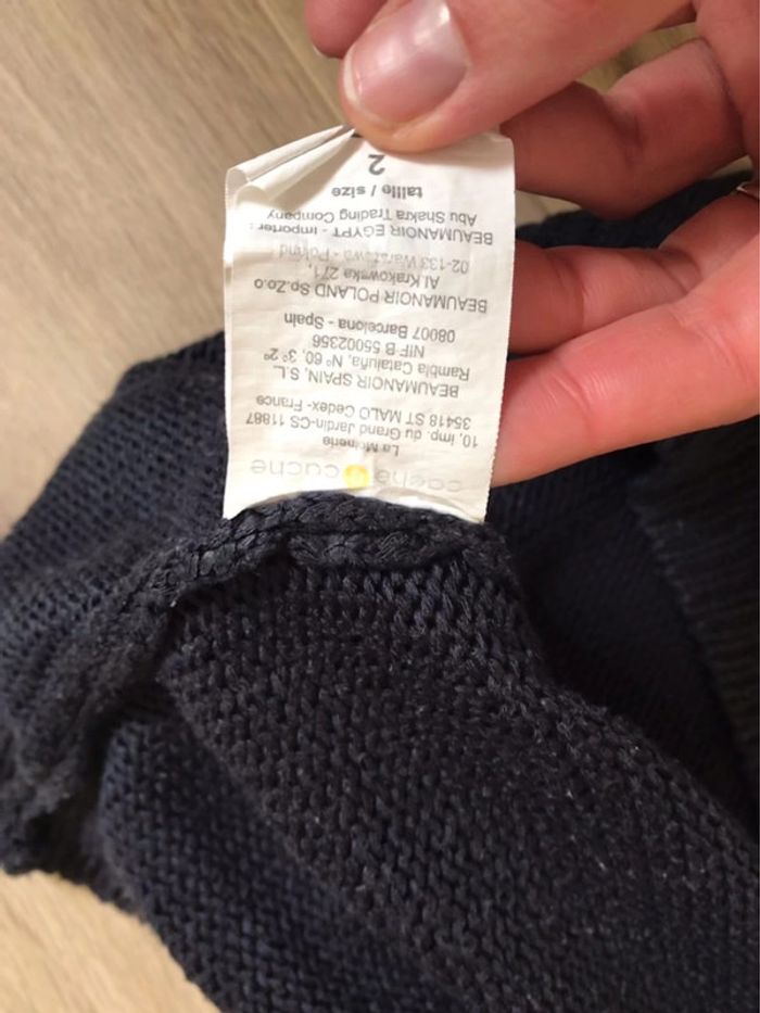 Pull bleu - photo numéro 3