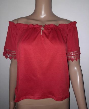 Haut jennyfer rouge taille M