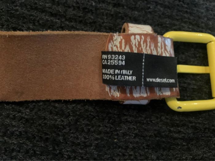 Ceinture cuir Diesel 90 - photo numéro 5