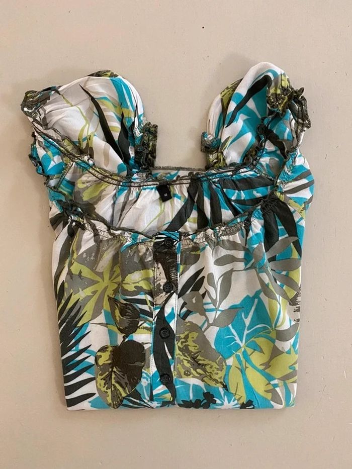 T-shirt vintage style Tropical - Taille 38/40 - photo numéro 9
