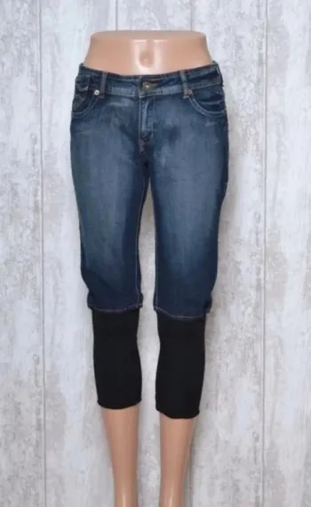 Pantacourt jeans bleu cici miss T 40 42
