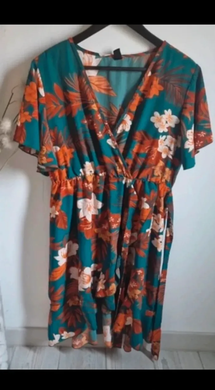 robe fluide imprimée