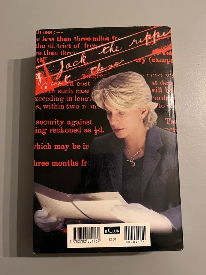 Livre Jack l’Éventreur par Patricia Cornwell - photo numéro 2