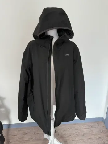 Veste noire de ski chaude et imperméable homme taille XL