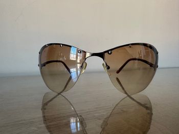 Lunettes de soleil Marron légèrement dégradées 