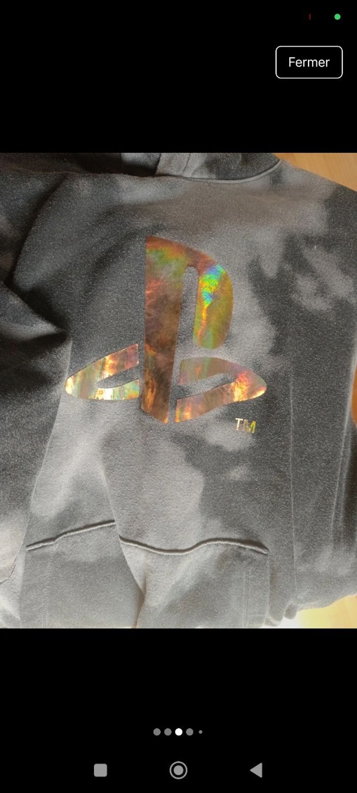 Sweat à capuche H&M PlayStation Official Licensed Product - photo numéro 3