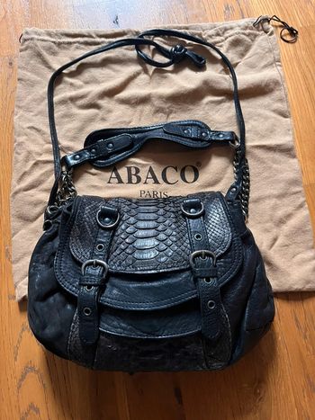 Sac Abaco cuir et python