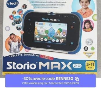 Storio Max 2.0 – Coloris bleu – Neuve