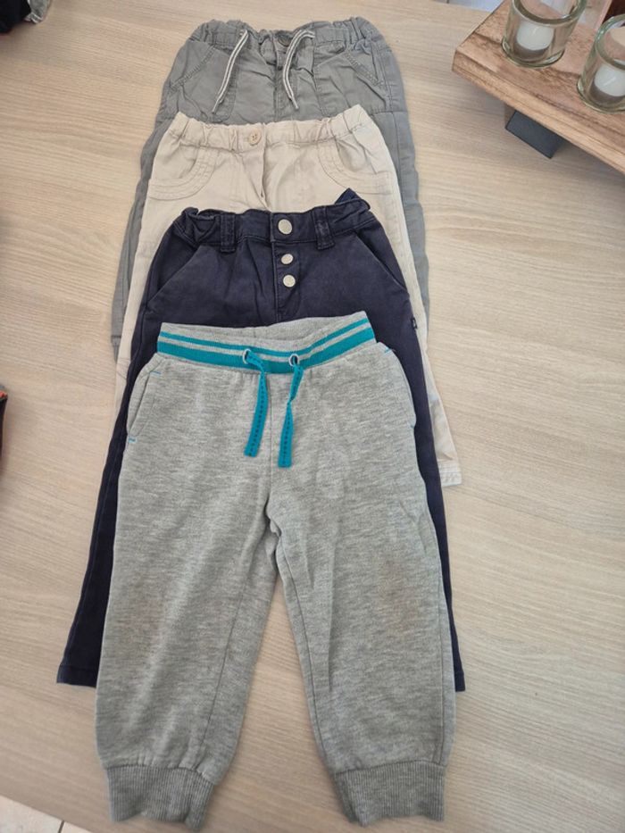 Lot de 4 pantalons garçon 18 mois