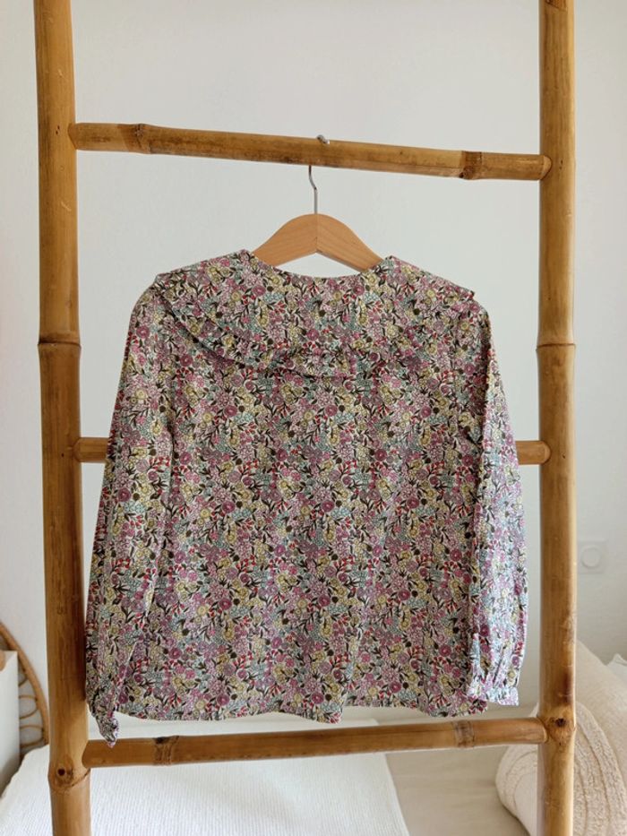 Blouse chemise fleurie Liberty Sergent Major 6 ans - photo numéro 5