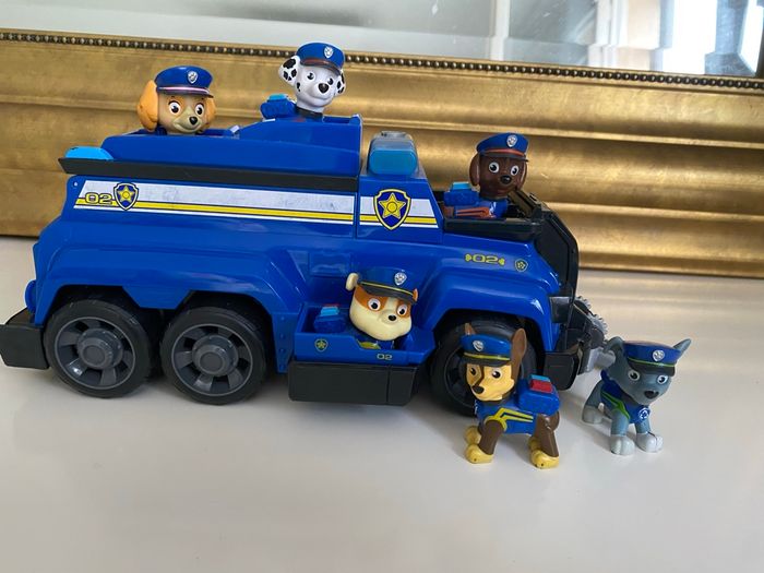 Camion pat patrouille total team Chase 6 figurines - photo numéro 3