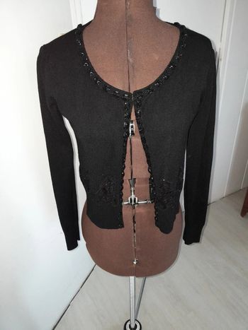 Petit gilet de fete noir beaty women