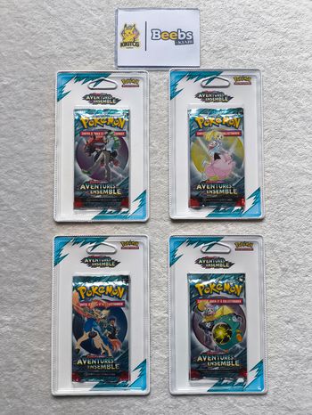 ArtSet Blister Plastique EV09 Fr - Pokémon Aventures Ensemble EV9 Neuf