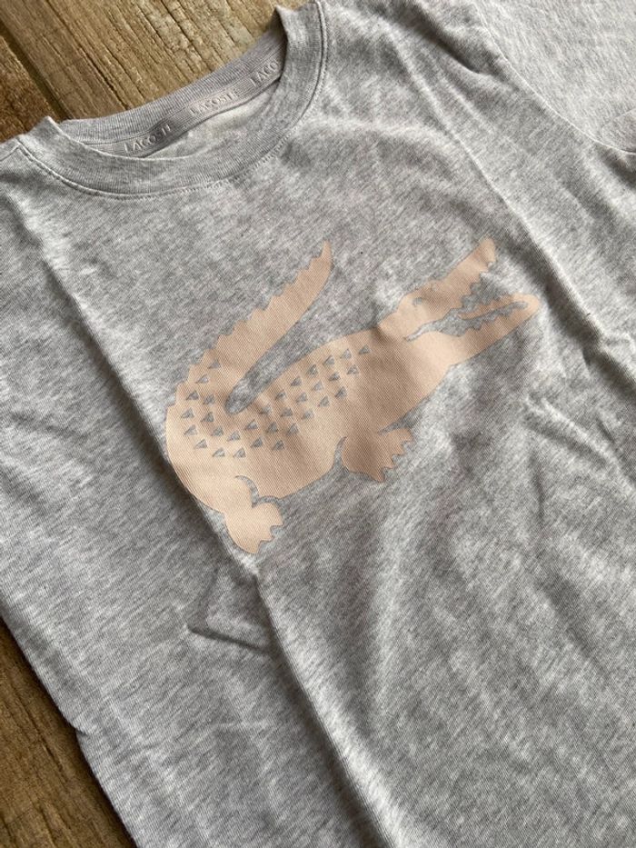 T-shirt Lacoste manches courtes fille - photo numéro 2