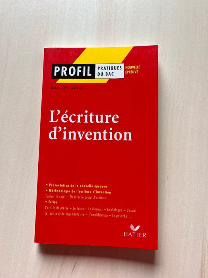 L’Ecriture d’invention Profil Pratiques du BAC