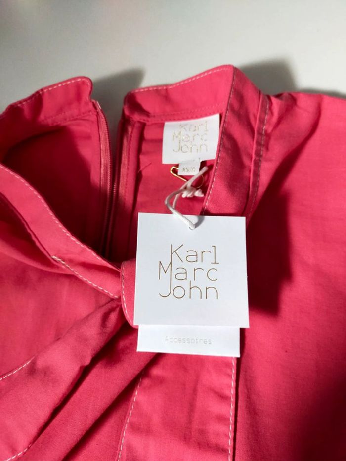Blouse rose col lavallière – Karl Marc John (XS/S) - photo numéro 10