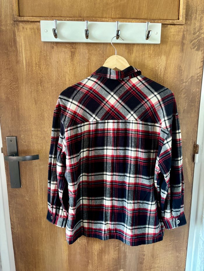 Surchemise Oversize Noir Rouge - photo numéro 4