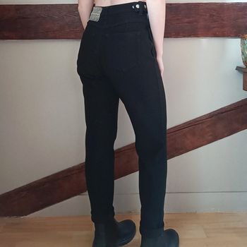 Pantalon noir côtelé big star & co
