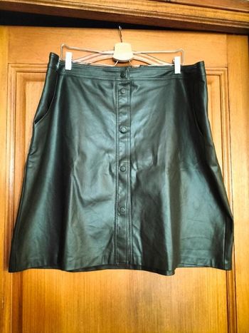 Jupe grande taille  simili cuir