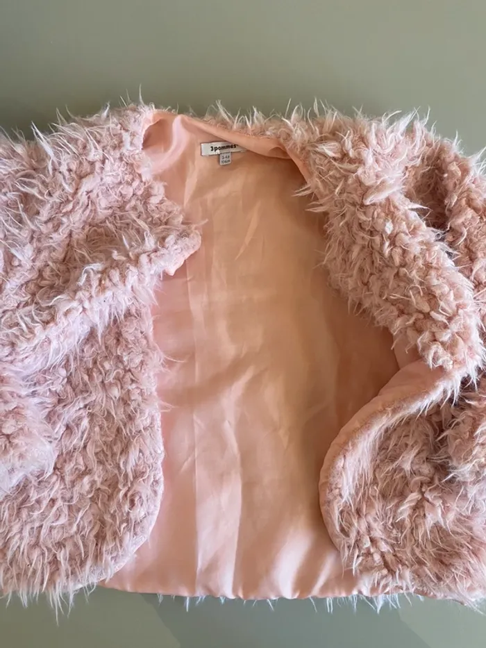 Veste fille rose - photo numéro 3