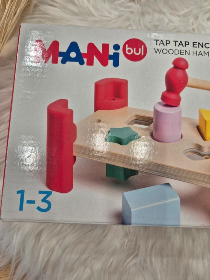 🔨 Jeu d'encastrement en bois avec marteau Oxybul - photo numéro 2
