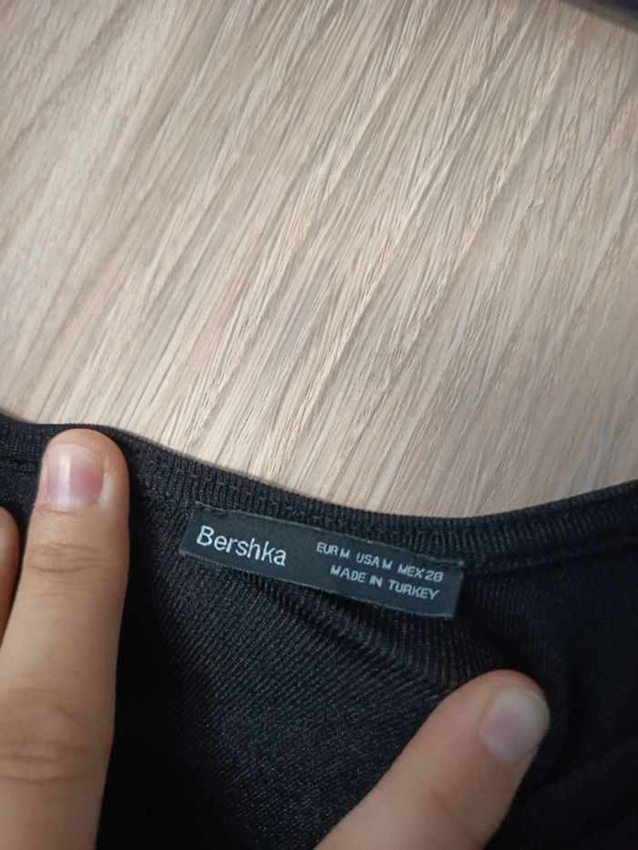 Body noir asymétrique neuf Bershka - Taille M 38 - photo numéro 6