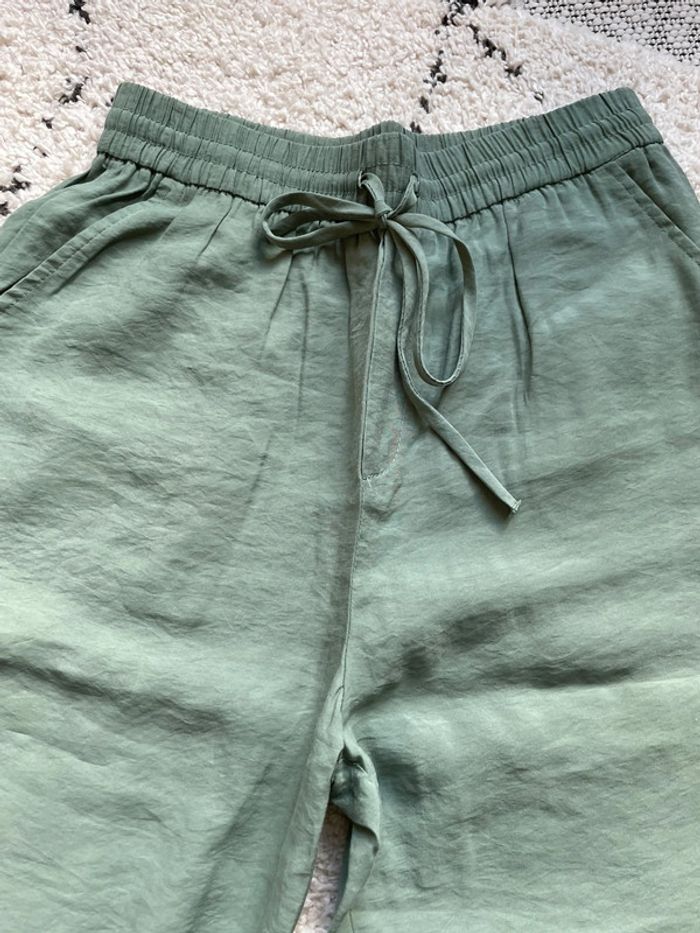 Pantalon vert Zara - photo numéro 2
